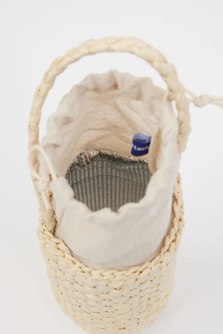 STRAW WINE BAG