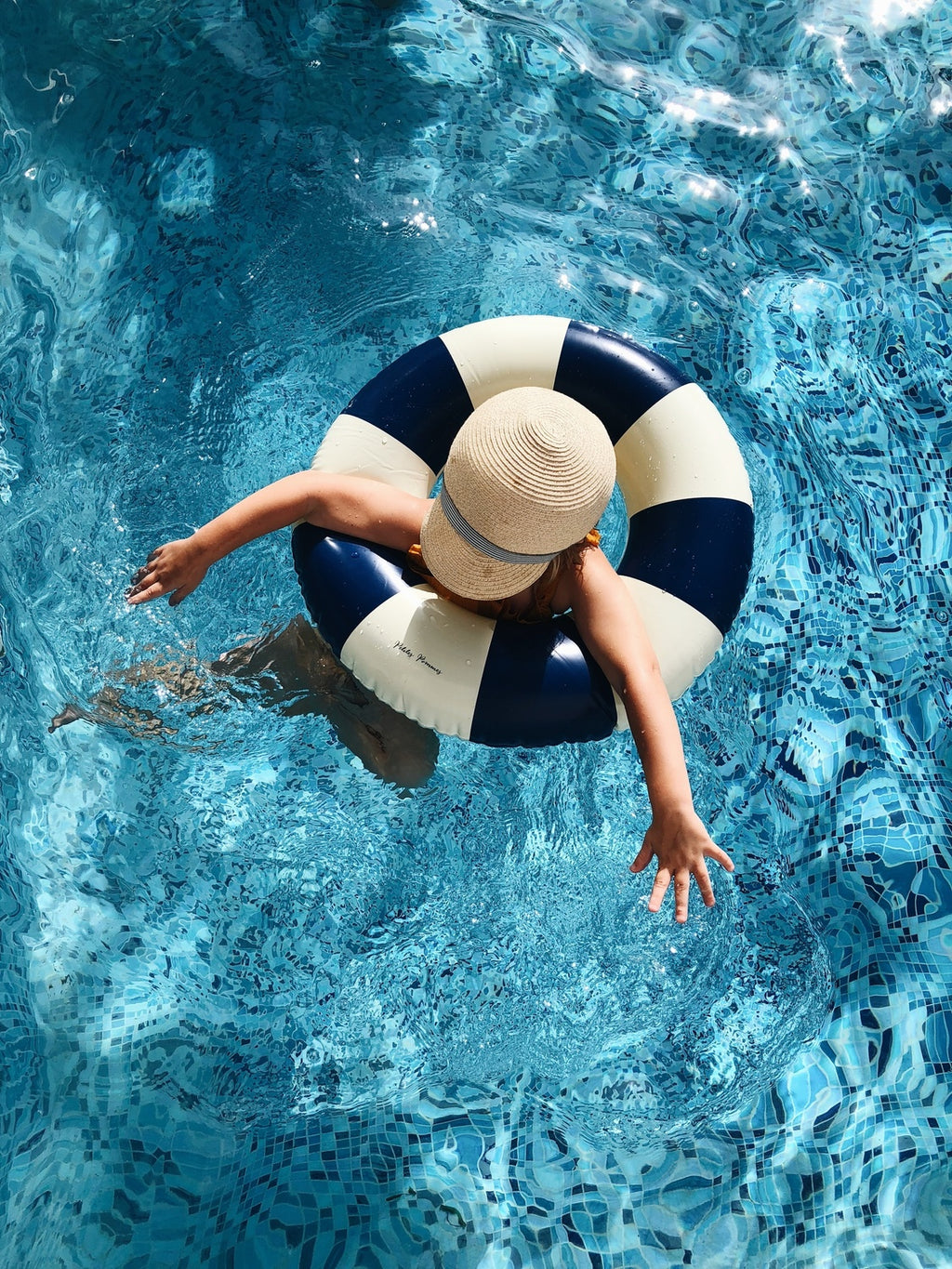 Anna Swim Ring - Cannes Blue