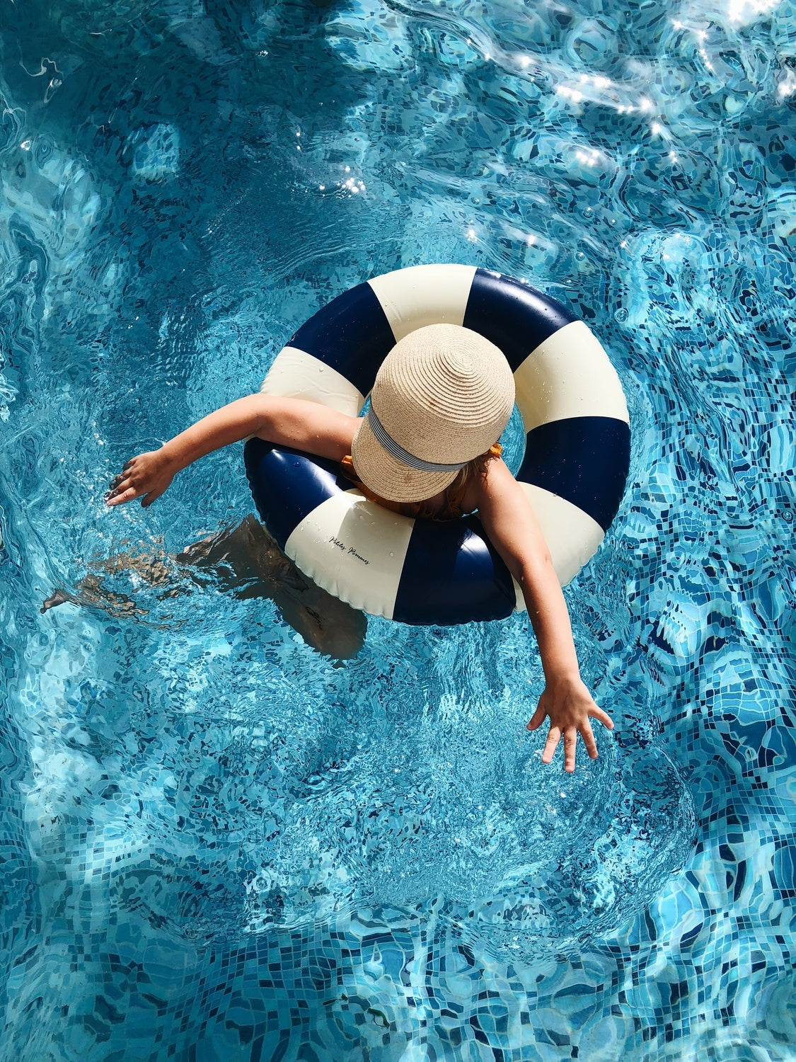 Anna Swim Ring - Cannes Blue