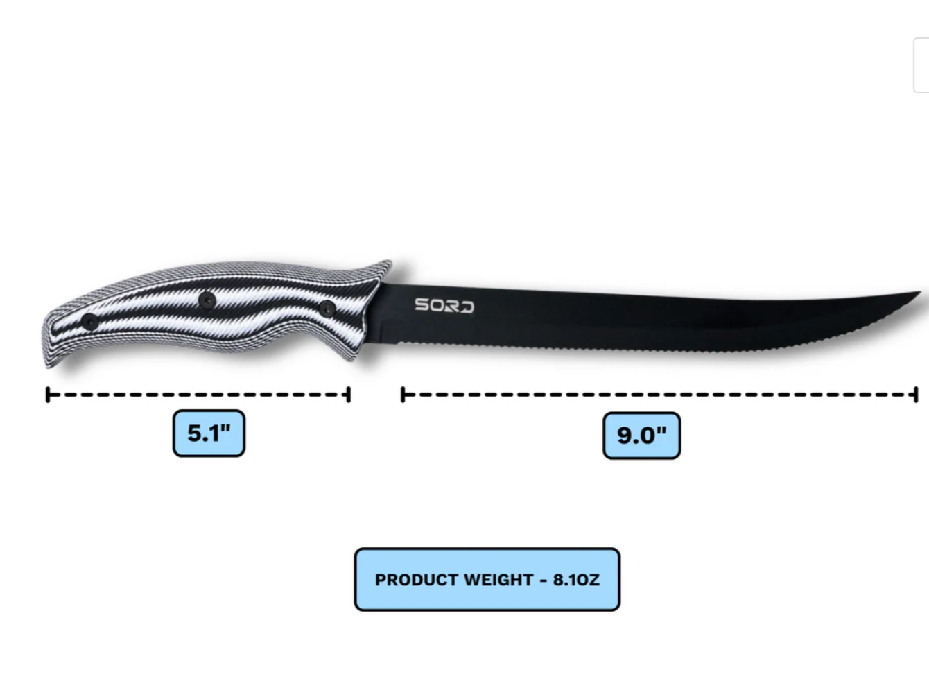 9" Serrated Blade
