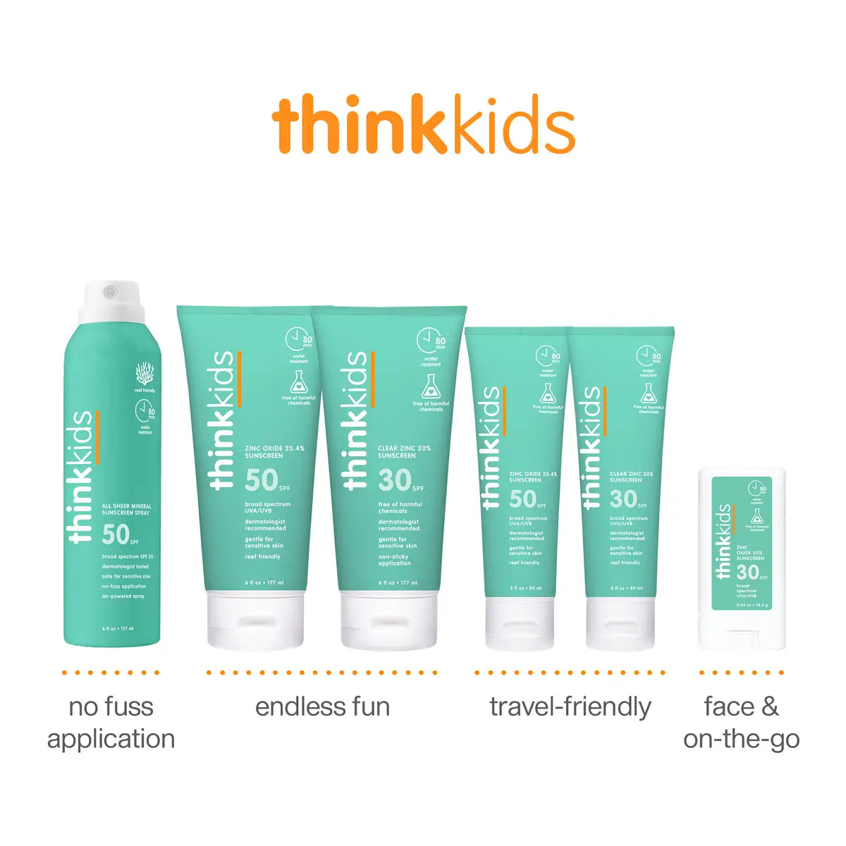 Think Kids Spf 50 All Sheer Mineral Sunscreen Spray