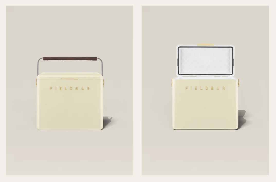 Hard Cooler / Gin Trunk - Safari White