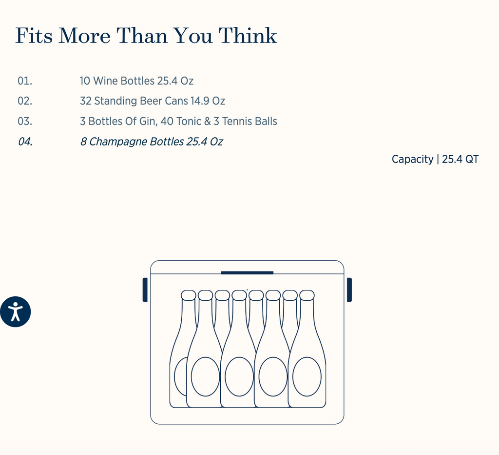 Hard Cooler / Gin Trunk - Safari White
