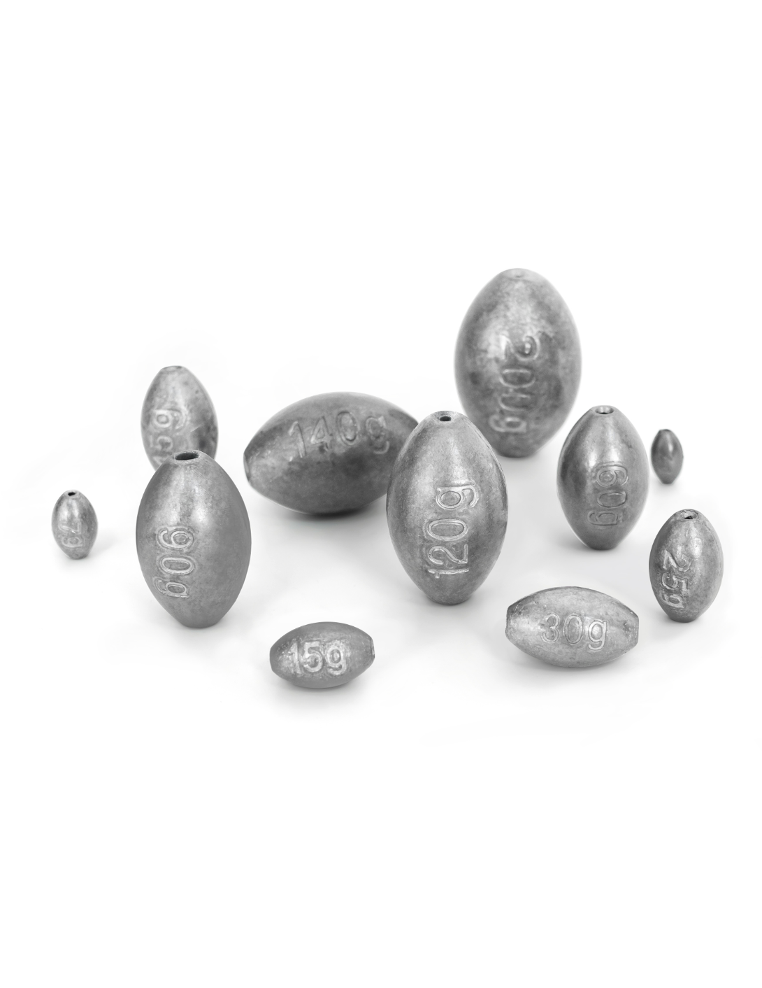 EA Egg Sinker - 1/8oz Lead 10pk