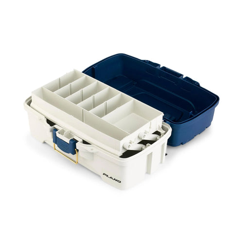 1-tray Tackle Box - Blue/white