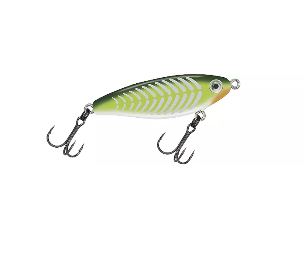 Mirrolure SW Suspend Twitch 3/8oz 2.63" - Bay Green/pearl/silver