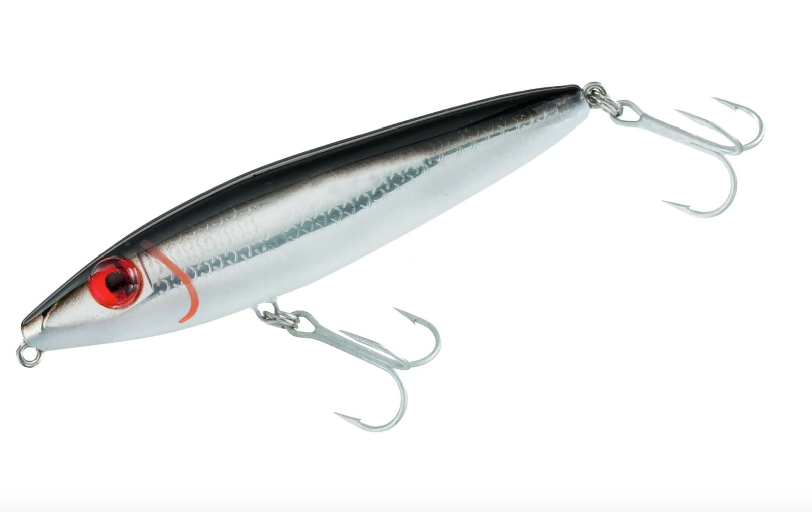 Mirrolure SW Top Dog Jr Surf 3/4oz 4" - Green Back/white/silver