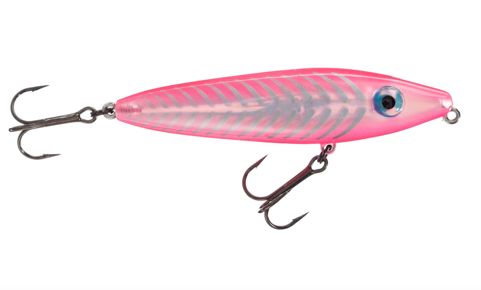 Mirrolure SW Top Dog Jr Surf 3/4oz 4" - Hot Pink Back-belly/silver