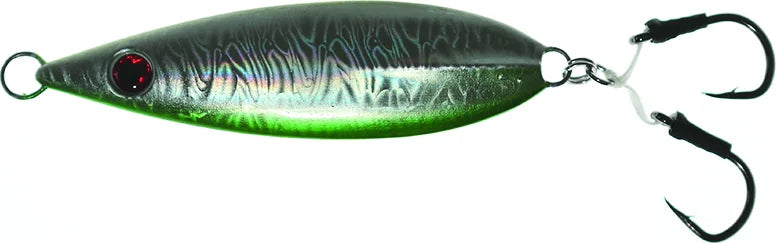 Angry Flutter Jig-rigged 5.75oz W/2 Assist - Green