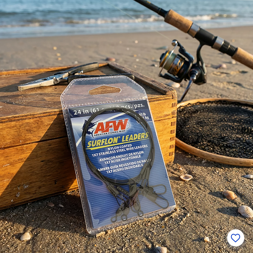 Surflon Leader Wire - 30lb 9" 3 Pack