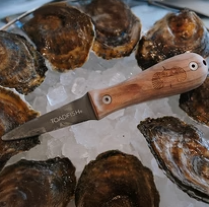 Olive Wood Oyster Knife