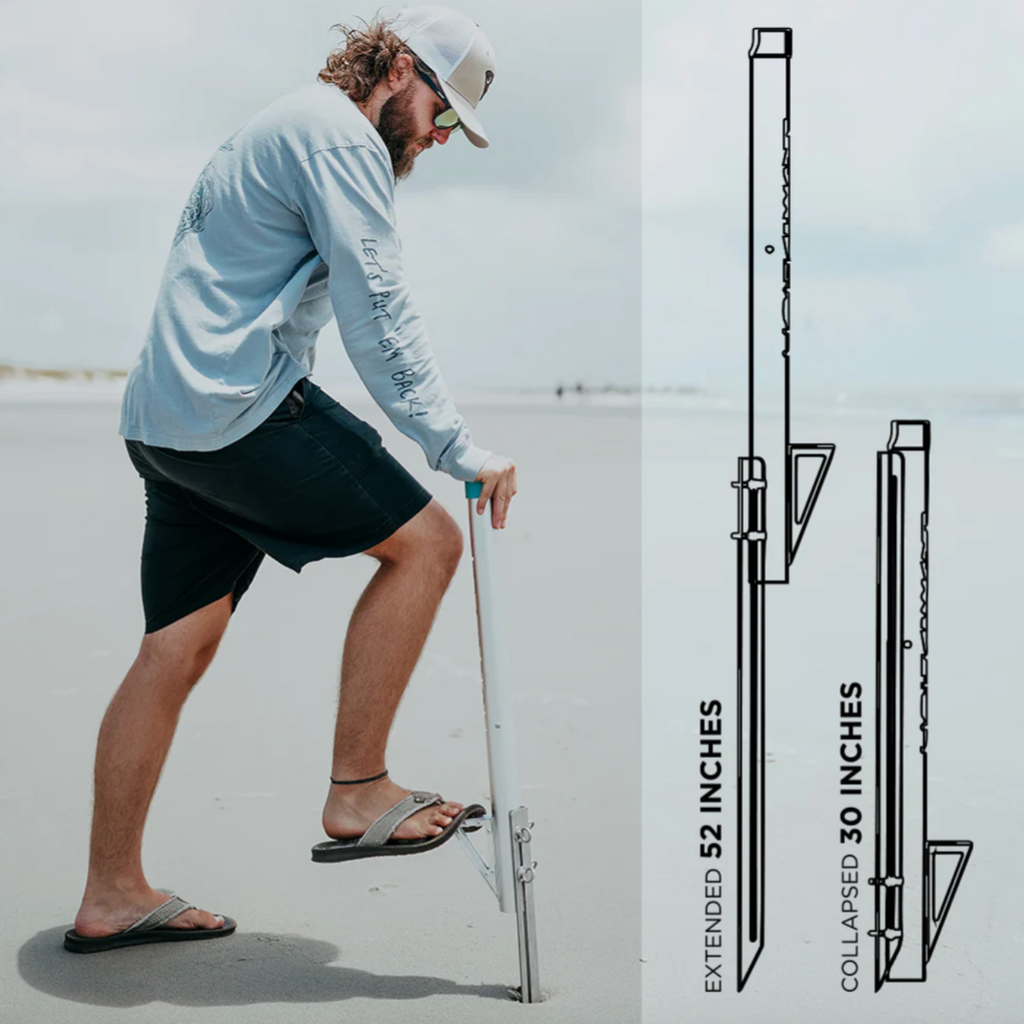 Stowaway Collapsible Aluminum Surf Spike