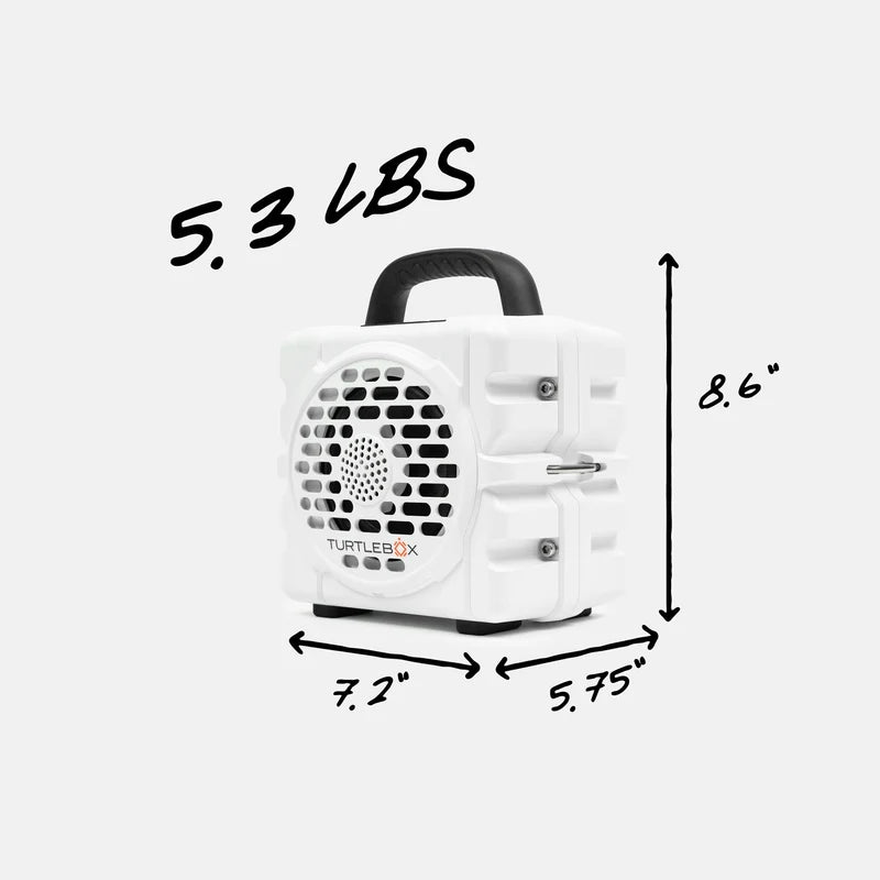 Turtlebox Cub in White