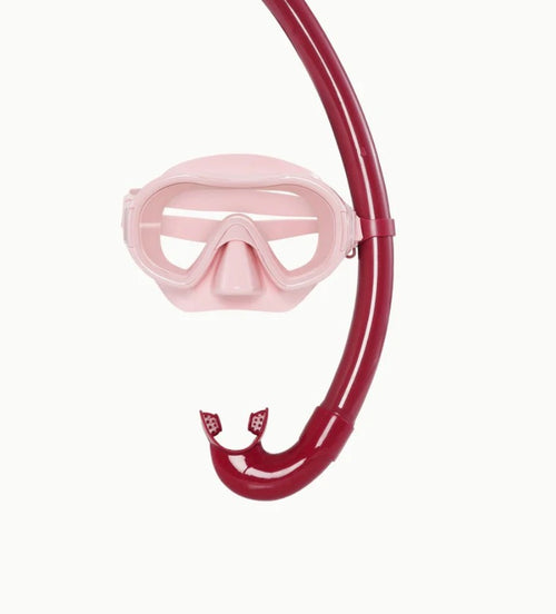 Betty Snorkeling Set- French Rose and Ruby Red