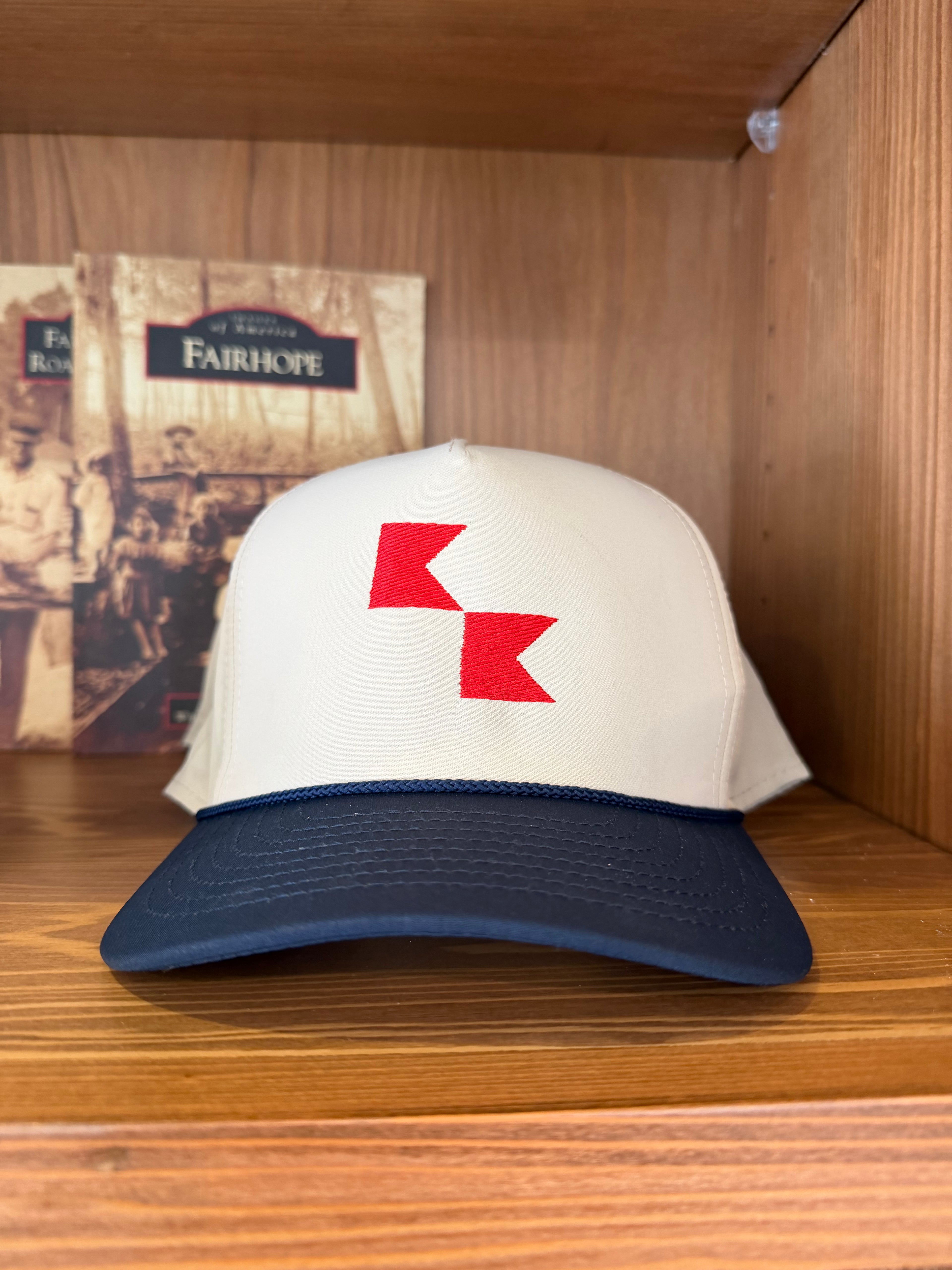 Bay Break Hat - Khaki and Navy