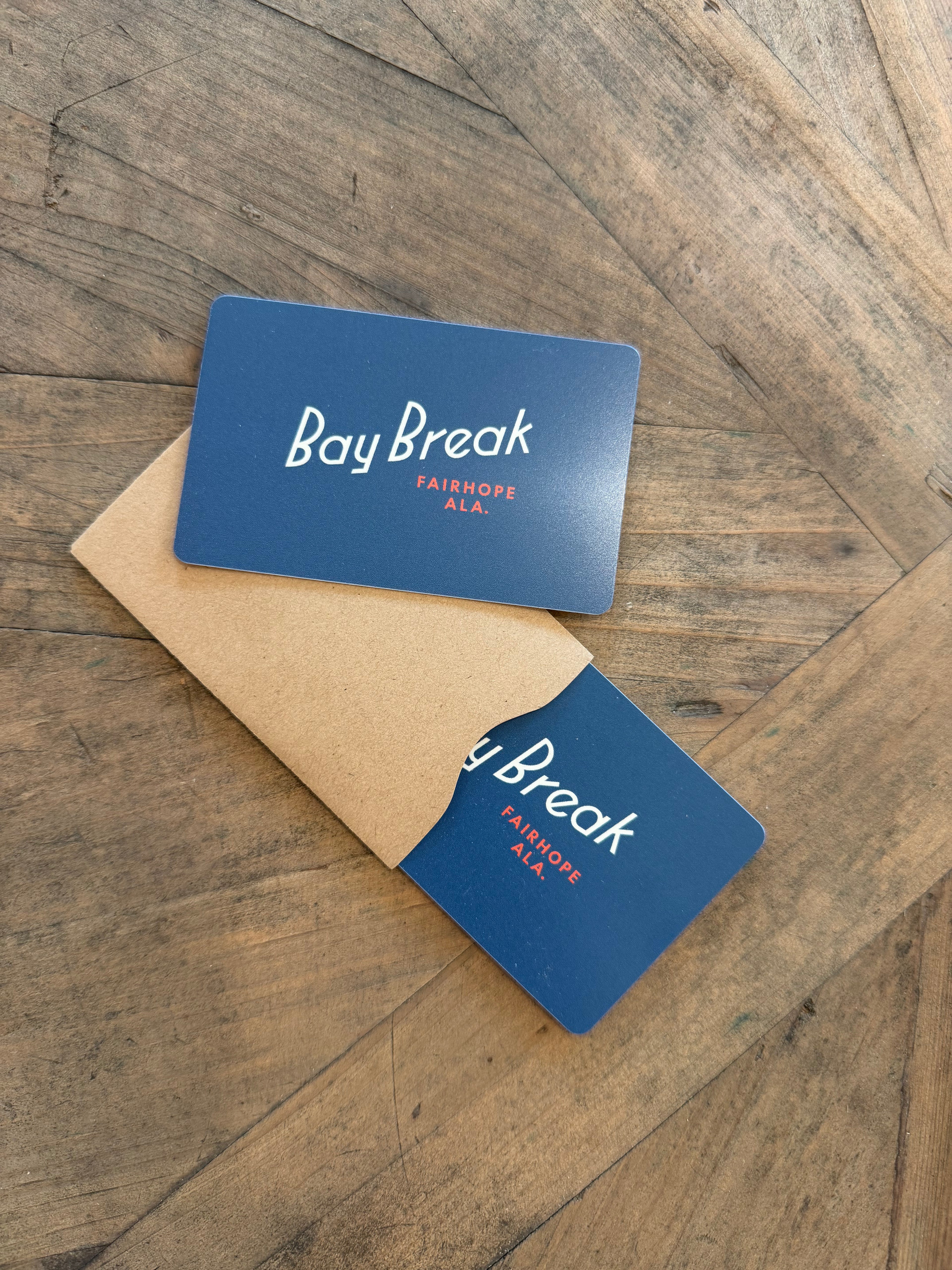 Bay Break Gift Card