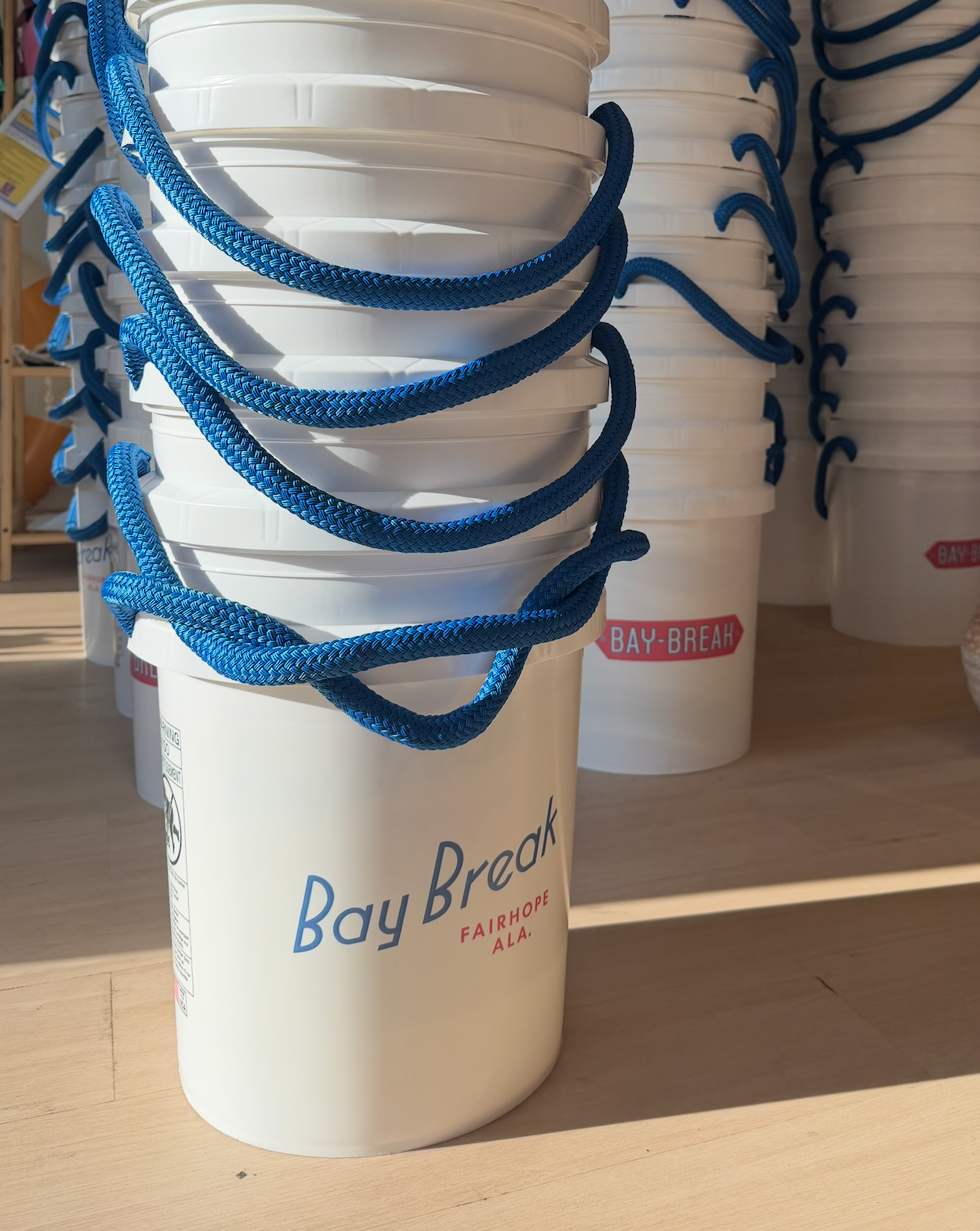 5 Gallon Bucket (White Tournament Rope Handle)