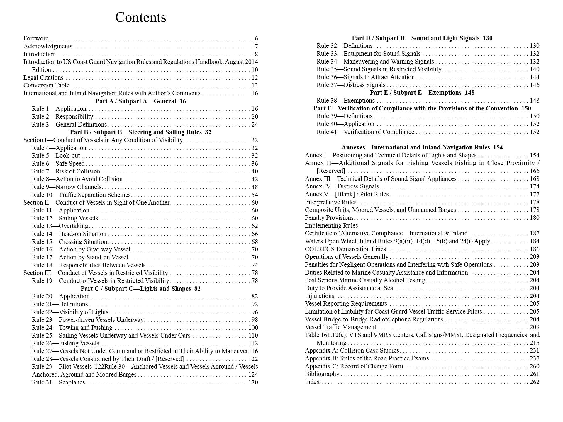 Nautical Rules of the Road, 5th Edition