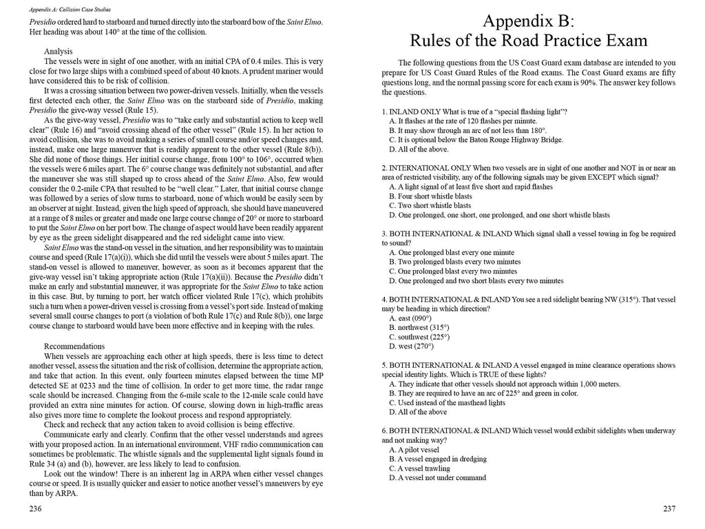 Nautical Rules of the Road, 5th Edition